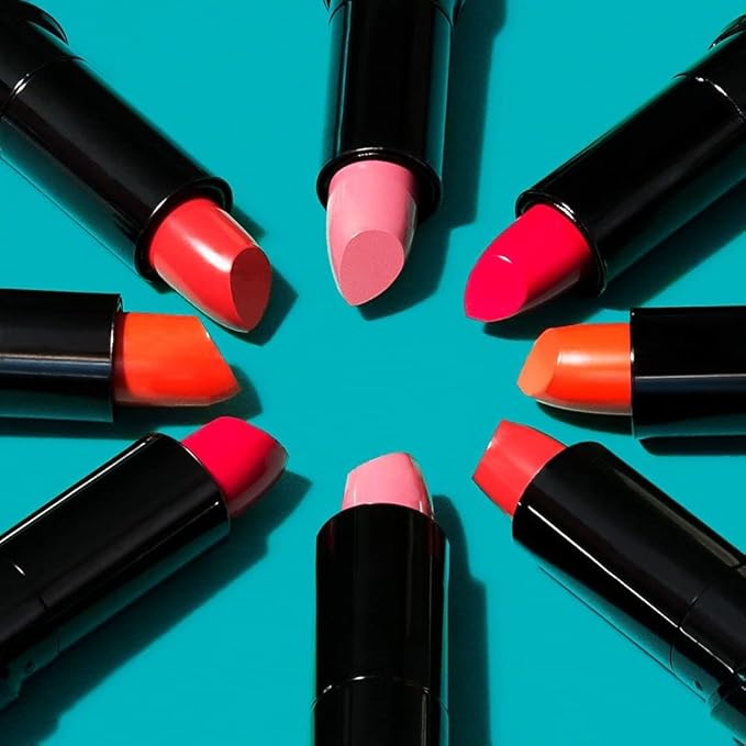 wet n wild Silk Finish Lipstick, Cherry Frost Red | Hydrating Formula | Rich Buildable Color | Pack of 3