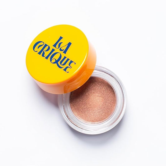 Cream Eyeshadow & Highlighter - Infused with Hyaluronic Acid + Calendula Flower - LightWeight Cream Makeup and Skincare - 99% Natural Ingredients - Vegan Make Up - 04 Copper