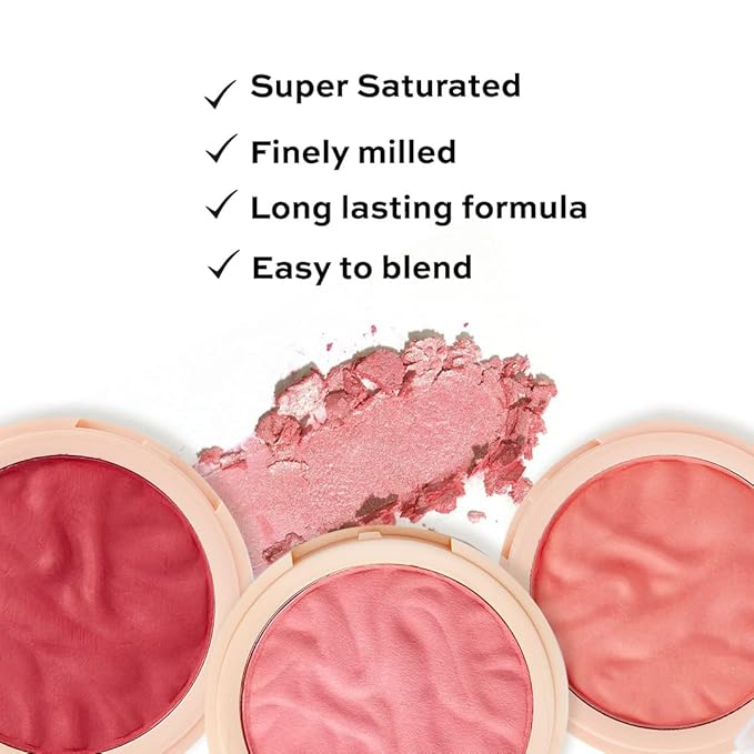 Revolution Beauty London, Blusher Reloaded, Pressed Powder Face Blusher, Highly Pigmented & Long-Lasting Formula, Ballerina, 0.26 oz