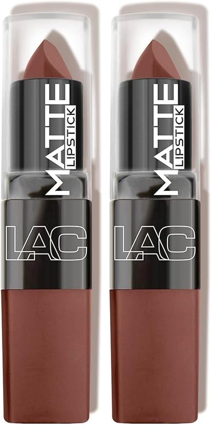 L.A. COLORS Matte Lipstick, In Love, 1 Ounce (Pack of 2)