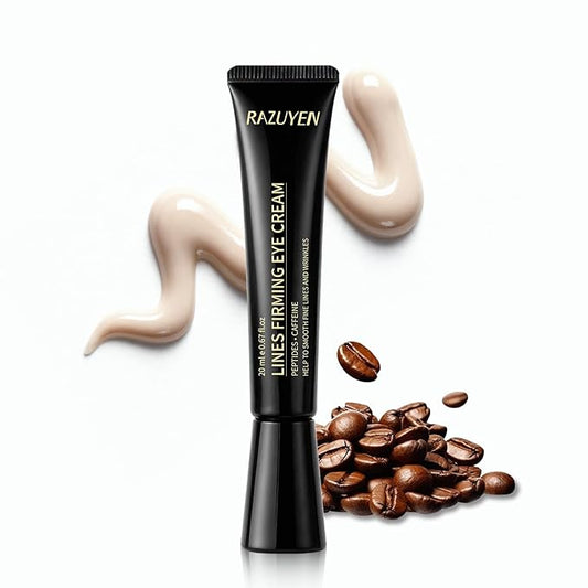 Under Eye Cream For Dark Circles, Puffiness and Wrinkles, Hyaluronic Acid + Peptide + Caffeine Eye Cream Anti Aging, Hydrating Eye Care, 20ml/0.67 fl oz