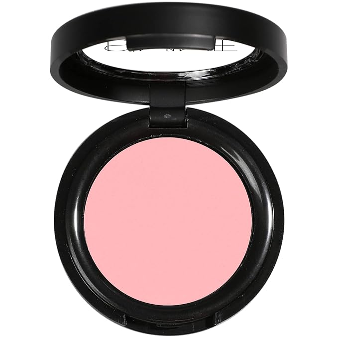 IS'MINE ISMINE Single Eyeshadow Powder Palette, Matte Light Pink, High Pigment, Longwear Single Eye Makeup for Day & Night