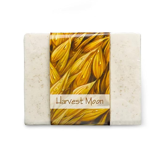 Glycerin Bar Soap Harvest Moon Scent - Natural, Vegan-Friendly, Hypoallergenic - Moisturizing and Hydrating with 100% Vegetable Glycerin - Sulfate-Free, Paraben-Free, Chemical-Free - 4.5 oz