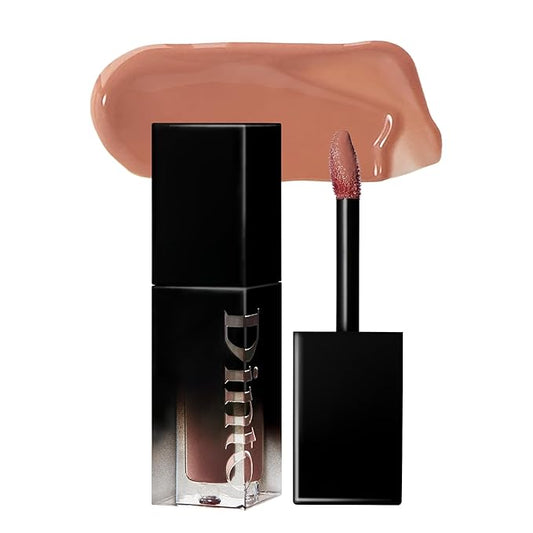 DINTO Blur-Glowy Lip Tint - Glossy Finish, Hydrating, Long Lasting, Lightweight Texture, Non-Sticky, Vegan & Cruelty-Free, K beauty (213 Libertas, 0.11 fl.oz) (30 colors)
