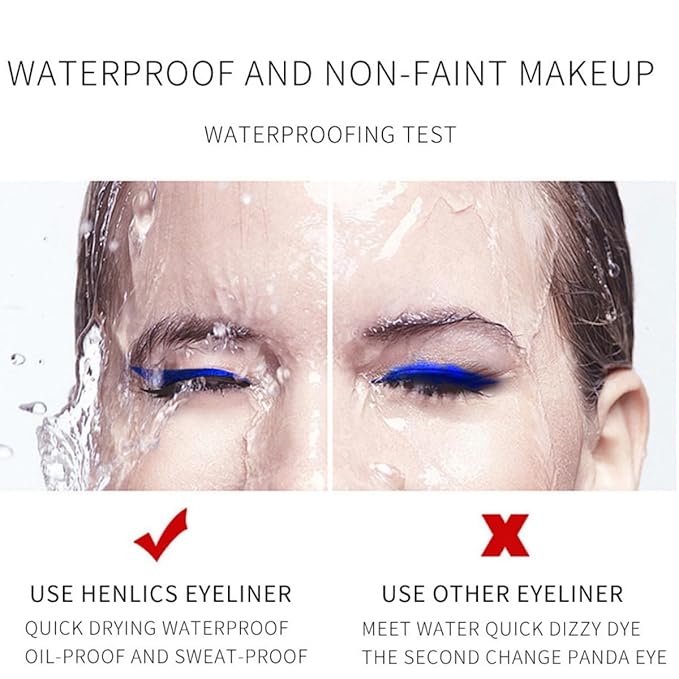 eyeliner pencil waterproof ink liner liquid pigmented smudge proof eye liner pen White