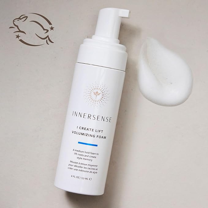 INNERSENSE Organic Beauty - Natural I Create Lift Volumizing Foam | Non-Toxic, Cruelty-Free, Clean Haircare (2.37 fl oz | 70 ml)