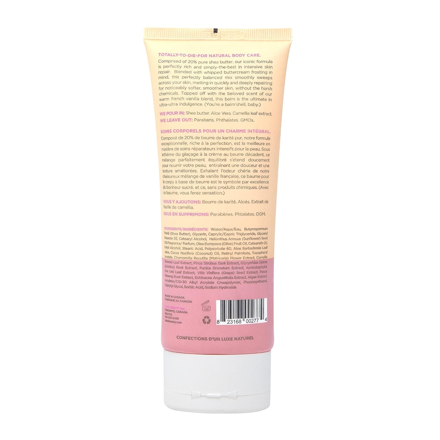 Vegan Body Lotion for Dry Skin - Oat Milk, Shea Butter & Aloe Vera - 7 Ounce