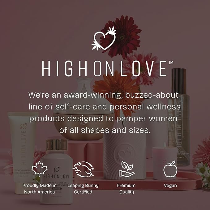High On Love Dark Chocolate Body Paint - Vegan, All Natural Body & Face Paint Made with Real Cocoa and Hemp Seed Oil - Ingestible, Easy to Clean & Safe for Sensitive Skin (100ml)