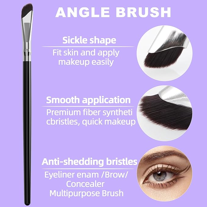 LAVONE Eyeliner Set - Waterproof Makeup Kit with Liquid Eye Liner Pencil, Gel Eyeliner and Angled Eye Liner Brush, Waterproof, Smudge Resistant, Long Lasting Formula - Dark Blonde