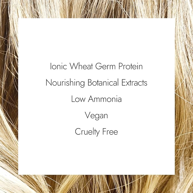 Ion Permanent Creme Hair Color 8G Light Golden Blonde, Vegan, Cruelty Free, PPD Free, 100% Gray Coverage, Long Lasting, Fade Resistant Color, 2.05 oz