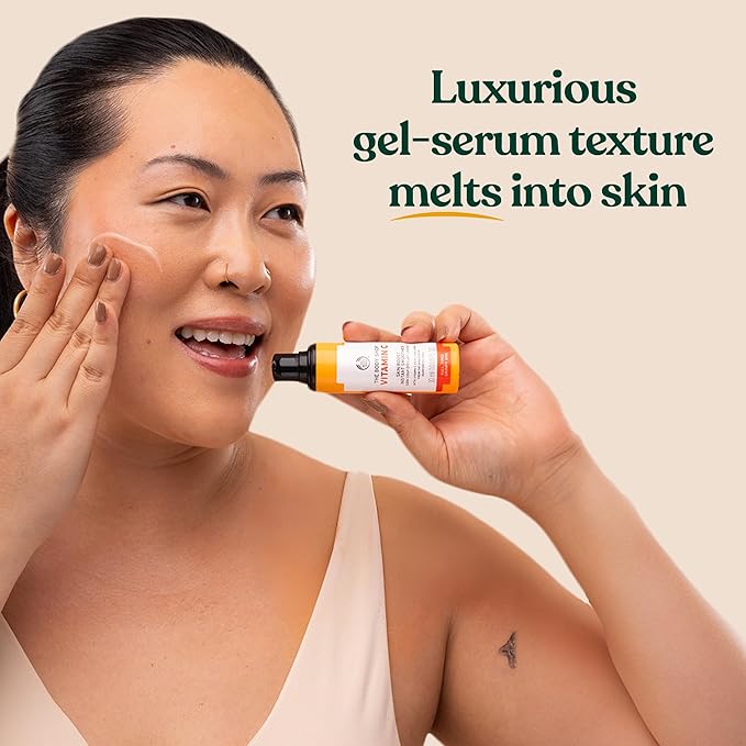 The Body Shop Vitamin C Skin Boost Instant Smoother | Radiance Boosting Face Serum to Improve Dull Skin | Lightweight for All Skin Types, Vegan, 30 ml / 1.0 oz