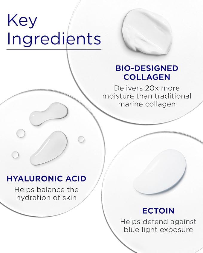 Andalou Naturals Deep Hydration Face Moisturizer Multi-Correcting Cream - Daily Skincare With Hyaluronic Acid, Vegan Collagen, & Fruit Stem Cells - Repair Skin Elasticity & Boost Hydration - 1.7 fl oz