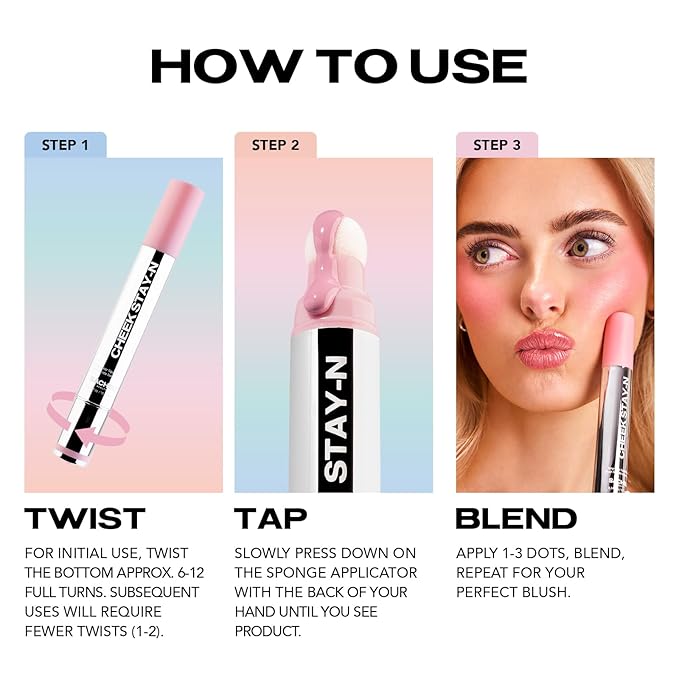 Sacheu Doll Face Bundle — High Pigment, Buildable, Long Lasting Luminous Glow in a Lightweight, Dewy Finish — Includes Lip Liner, Lip Elixir, & Cheek STAY-N