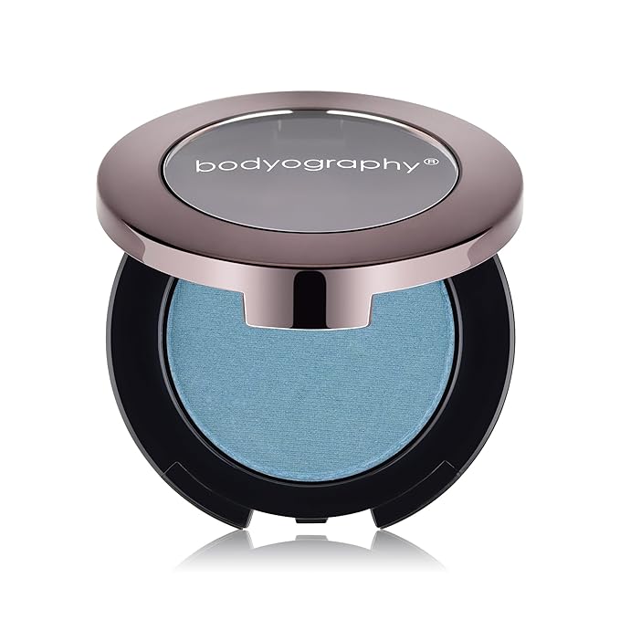 Bodyography Expressions Eye Shadow – Laguna (Aquamarine (Satin)) | Multi-Functional, Long-Wearing Powder for Eyes, Cheeks & Brows | Buildable, Silky Finish | Vegan, Talc-Free