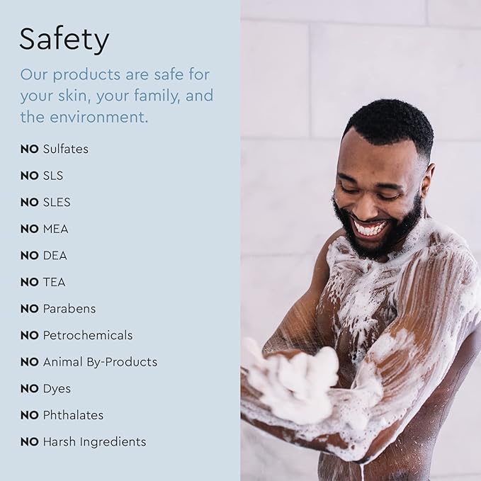 Puracy Body Wash - Natural Body Wash for Women, Men, Kids - Pure Plant Ingredients, Moisturizing Shower Gel, Body Soap for Dry Sensitive Skin, Gently Scented (Citrus Sea Salt, 12 oz/355 ml, 2 pack