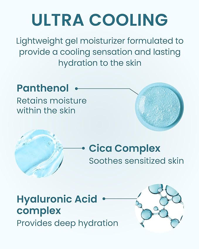 BEYOND Cream (10.2fl oz, Pack of 2) - Instant Soothing, Cooling, Hydrating Lightweight Face Moisturizer, Sleeping Mask. Korean Skin Care, Vegan. Cica, Hyaluronic Acid,