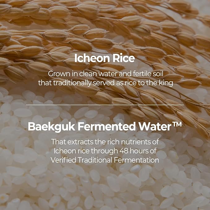 SKINFOOD Rice Brightening Toner, Korean Skincare Toner for Face with 48 Hours Fermented Rice Water for Healthy Glow Glass Skin, Pore Minimizing, Hydrating, Vegan, 160ml/5.4fl.oz.