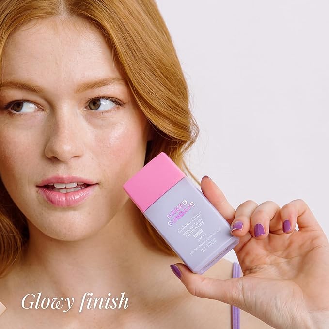 Naked Sundays CabanaGlow SPF 50 Blush – Cream Blush Serum Sunscreen with Non-Nano Zinc, Hydrating Skincare Actives & Luminous Glow Finish