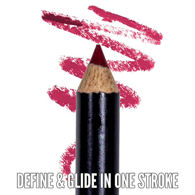 Mynena Red Rose Creamy Matte Waterproof Lip Liner | Long Lasting Transfer-Proof | Sharpenable | Blendable Pencil for Defined Lips