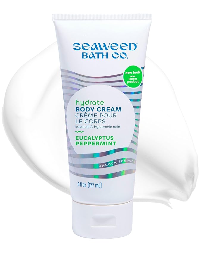 Seaweed Bath Company Cream Body Euc & Pprm, 6 fl oz