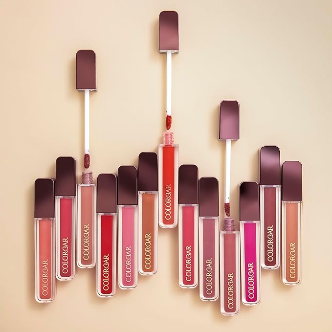 Colorbar Powerkiss Vegan Matte Lipcolor - Hydrating Matte Lipstick - Talc-Free and Highly Pigmented Liquid Lipstick - 001 Show Down - 0.16 oz