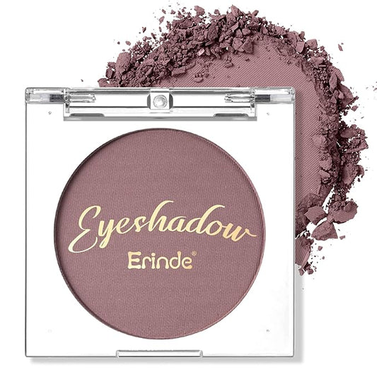 Erinde Mauve Taupe Plum Matte Eyeshadow Palette Makeup for Older Women, Plum Purple Neutral Single Eye Shadow Powder for Green Eyes, High Pigment Waterproof Eyeshadow Palette Sombra Para Ojos, 07