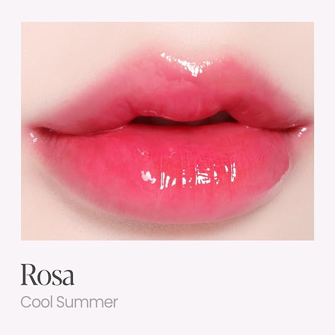 Espoir Couture Lip Tint Glaze #5 Rosa | Volumizing Lip Stain with Juicy Texture, Long-Lasting & Vibrant Colors, Moisturizing & Hydrating, Glossy Formula, Vegan, Korean Makeup, 0.14 oz