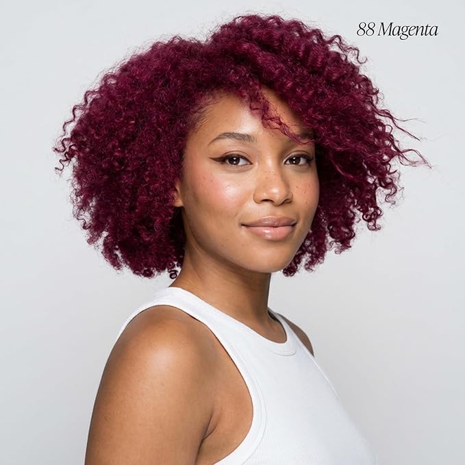 Adore Semi Permanent Hair Color (088 Magenta) | Vegan & Cruelty-Free Purple Hair Dye | No Ammonia, No Peroxide, No Alcohol | 4 Fl Oz