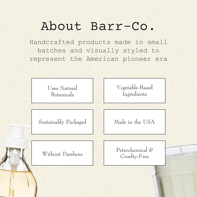 Barr-Co. Reserve Fine Hand Made Bath Salts, Woody and Earthy Bathing Salt, Relaxing Bath Products for Women & Men, 32 oz