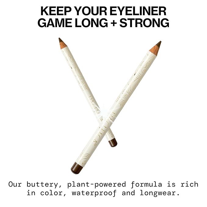 Pacifica Waterproof Eyeliner Pencil – Fringe Brown Liner Longwear, Smudge-Proof, Eye Liner Eye Makeup Vegan & Cruelty-Free Ophthalmologist Tested
