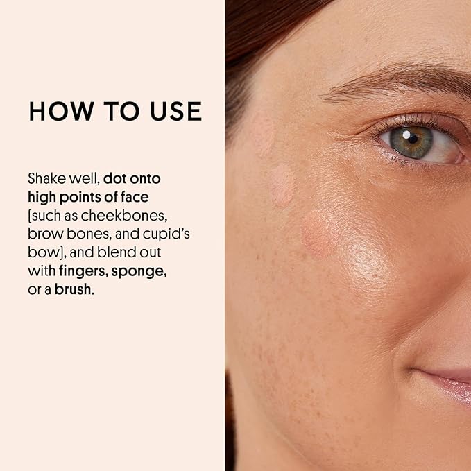 Winky Lux Cheeky Rose Liquid Highlighter - Gel Cream, Blendable & Buildable Pigment, Long Lasting Weightless Dewy Finish, Golden Pink, Pink Opal