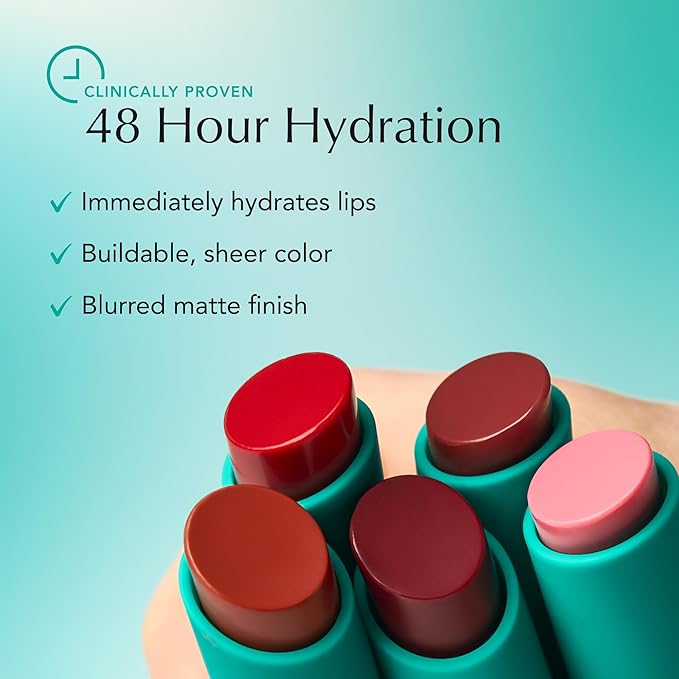 Thrive Causemetics Sheer Strength Soft Blur Lip Balm, Everyday Makeup Essential for Women, Lightweight & Creamy Lips Balm, Long Lasting Hydration, Vegan, Shade Nancy (Natural Plum)