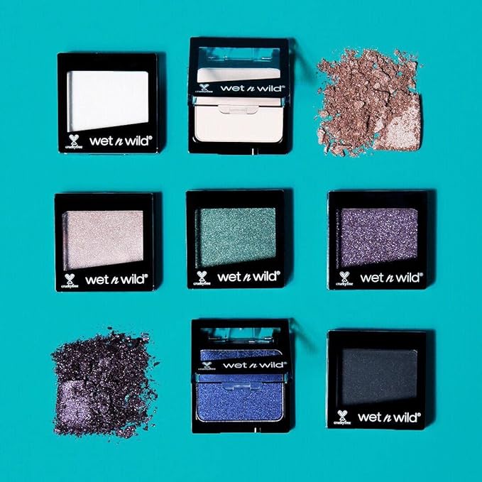 wet n wild Color Icon Eyeshadow Glitter - Ultra-Pigmented, Vitamin E Infused for a Silky-Smooth Moisturizing Application, Cruelty-Free & Vegan - Spiked