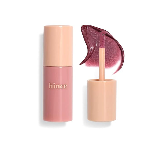 hince Dewy Liquid Cheek - Glowy Liquid Blush for Cheeks, Glass Skin, Face Blushes for a Radiant Water Glow with Hydrating Finish for All Skin Types, 0.2 Fl Oz (HUSKY MAUVE, LC004)
