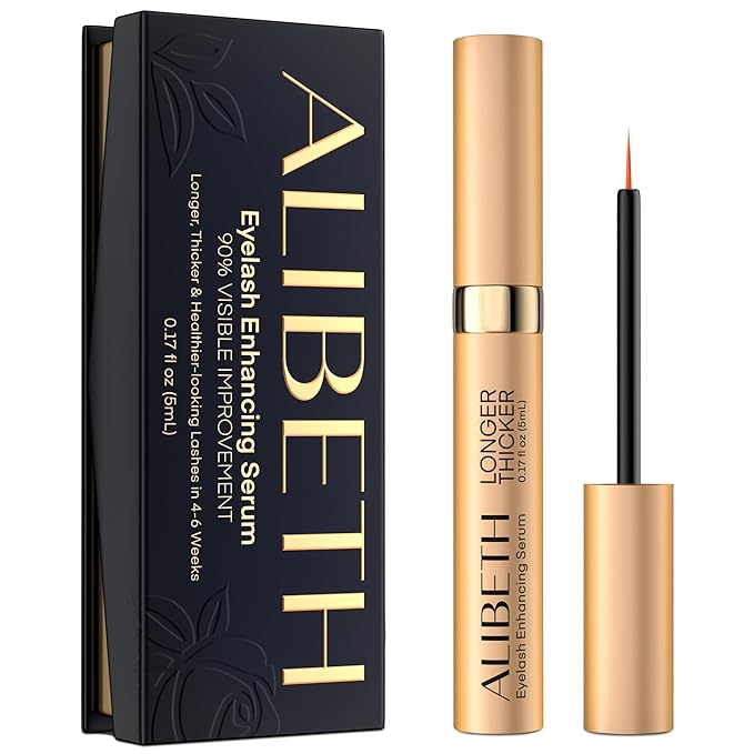 Lash Serum for Eyelash Growth - Lash Enhancer for Thicker Longer and Fuller Eyelashes - Advanced Natural Formula Vegan & Cruelty-Free 0.17 Fl Oz