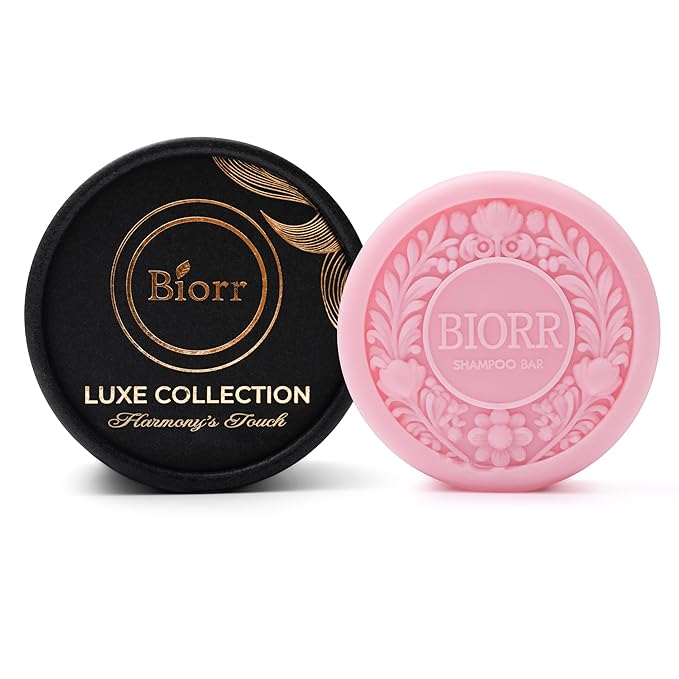 BIORR Anti-Dandruff Shampoo Bar – Neem & Tea Tree for Itchy Scalp – Natural, Sulfate-Free, Vegan, Plastic-Free – Floral-Woody Scent – All Hair Types