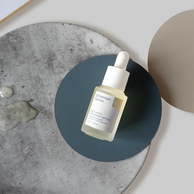 Multi Active Antioxidant Ampoule 0.5 fl oz / 15ml - Antioxidant booster, Organically grown & Handpicked ingredients, Vegan, Korean skincare