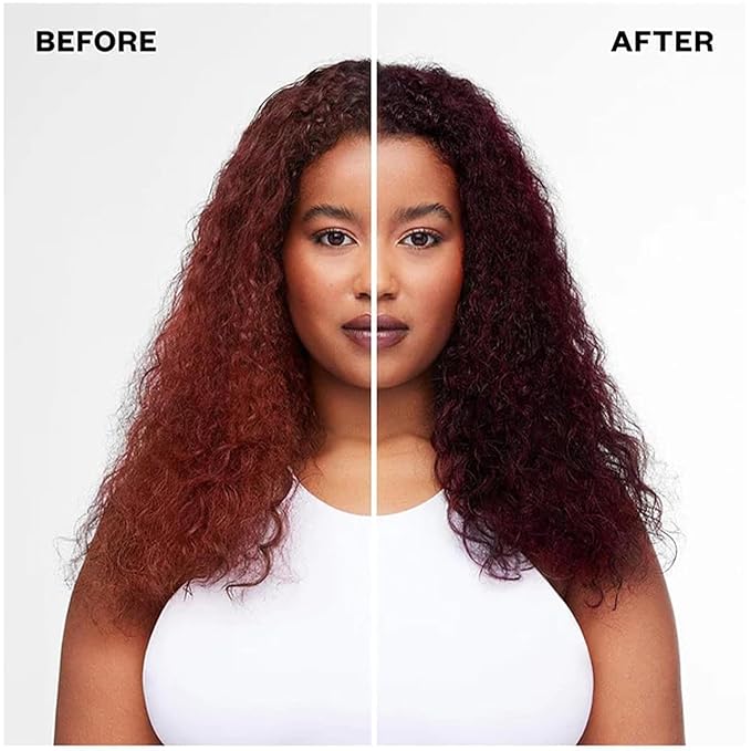 IGK Williams Burgundy Color Depositing + Conditioning Hair Mask | Intense Burgundy - Merlot Cherry Tones | Hydrating Semi-Permanent Gloss Toner Treatment