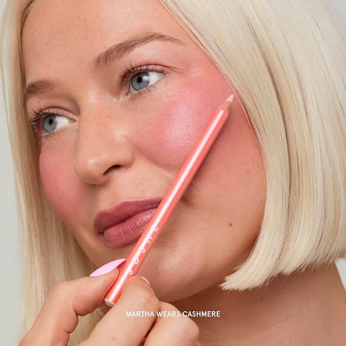 SOSHE Beauty - Waterline Eye Brightener | Smooth, Lightweight, Creamy Formula | Squalane, Rice Bran Wax, Vitamin E | Vegan, Clean, Cruelty-Free (Cashmere, Bright Neutral)