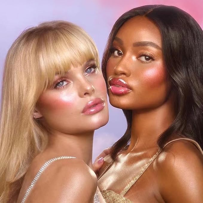 8 Colors Lip Plumping Gloss With Big Brush Head, Moisturizing Formula, Visibly Defines & Plumps Lips Repairing Lightening Lines Fresh Clear Smooth Care (# 08)