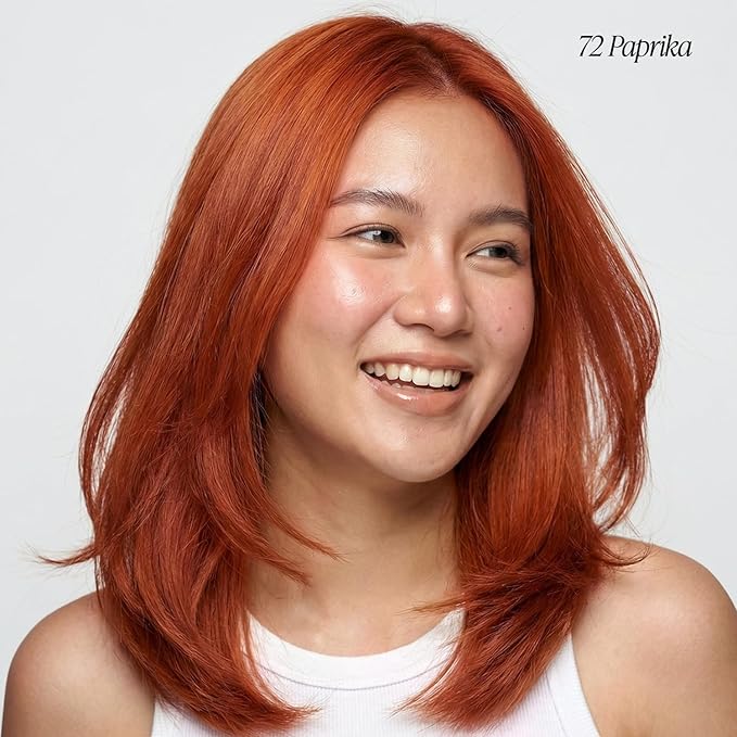 Adore Semi Permanent Hair Color (072 Paprika) (2 Pack) | Vegan & Cruelty-Free Brown Hair Dye | No Ammonia, No Peroxide, No Alcohol | 4 Fl Oz