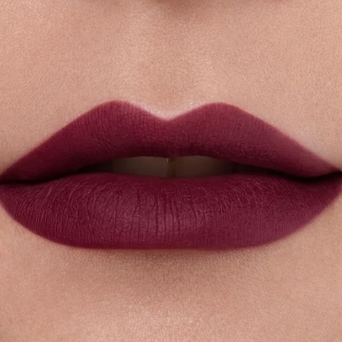 about-face Matte Fix Lip Pencil Lost Time – Long-Wear, Creamy Matte Lip Liner with Hyaluronic Acid & Vitamins C & E – Vegan, Cruelty-Free, Clean Beauty – 0.042 oz (Red Wine)