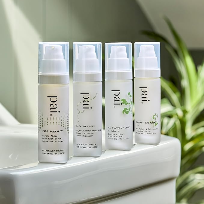 Pai Skincare - Organic Instant Kalmer Sea Aster + Schisandra Ceramide Serum | Natural, Vegan, Sensitive Skincare (1 fl oz | 30 mL)