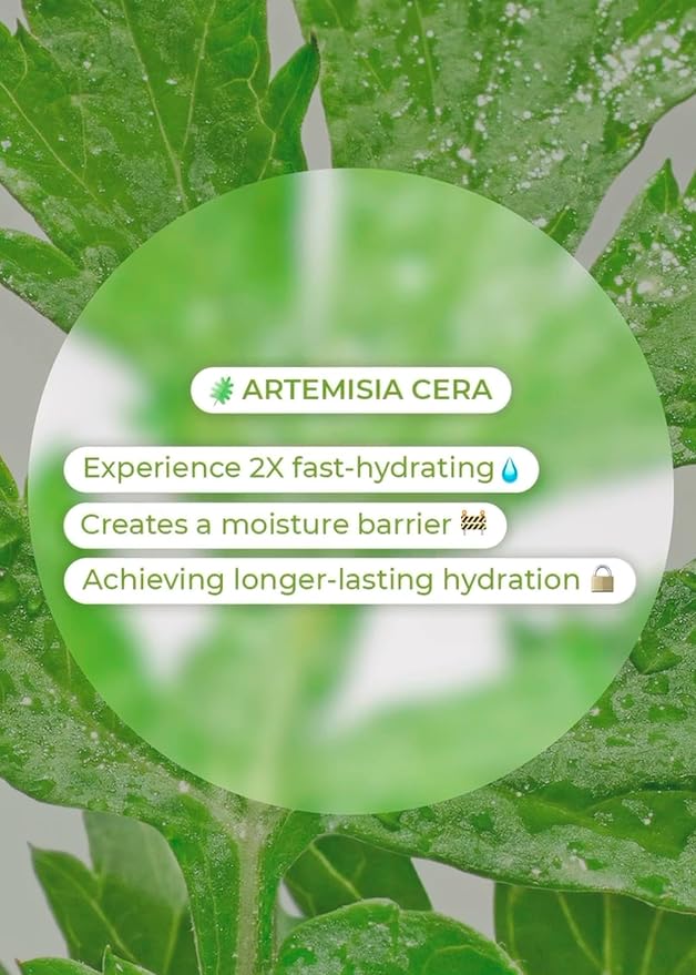 BRING GREEN Artemisia Cera Calming Moisture Gel Cream | Vegan Glass Skin Daily Skincare for Intense Moisturization for Dry, Oily skin, Calming Sensitive Skin, Irritated Skin 2.53 Fl. Oz.