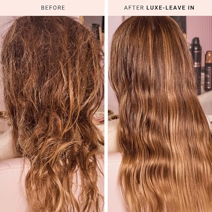 The Beachwaver Co. Luxe Leave-In Conditioning Detangler - Full Size (6 Fl Oz) | Leave-In Treatment to Hydrate,Smooth,& Strengthen w/HiX Vegan Bond Multipliers | Bali Beach Night Fragrance,(Pack of 2)