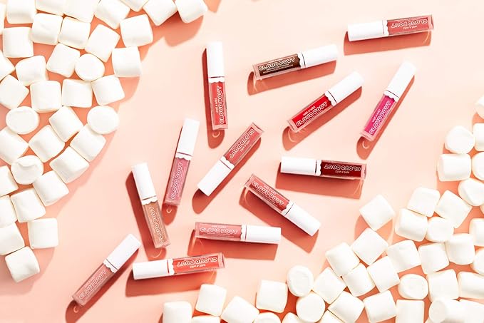 wet n wild Lip Cream Cloud Pout w/Marshmallow, Dark Red I'm On Cloud Wine | Argan Oil | Vitamin E