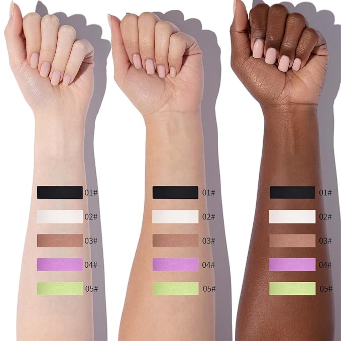 Erinde Single White Matte Eyeshadow Palette, Velvet Eye Shadow Compact Powder Primer Base Makeup, Long-Lasting Eye Makeup, Ultra-Blendable, Pigmented Color, Vegan Formula, 02# WHITE SWAN