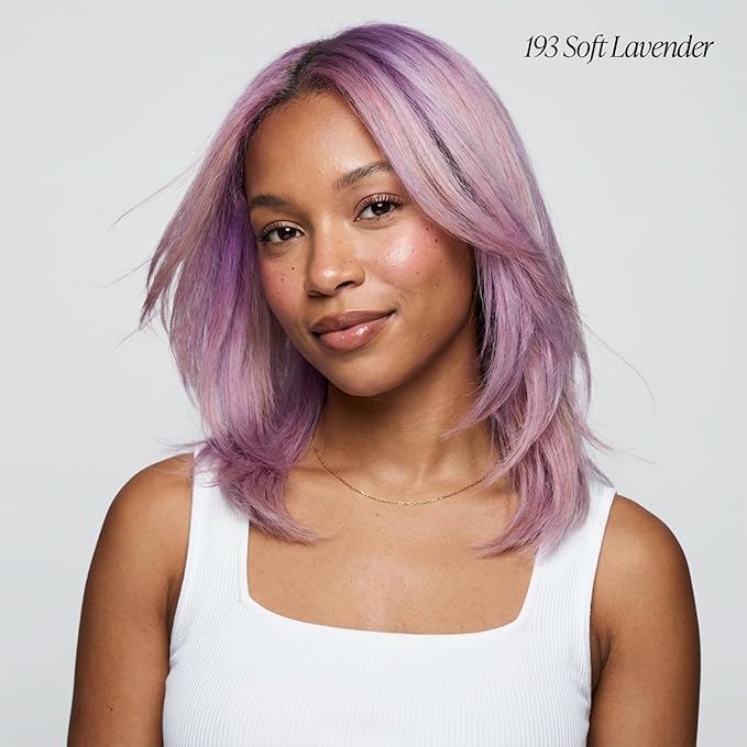 Adore Semi Permanent Hair Color (193 Soft Lavender) | Vegan & Cruelty-Free Pink Hair Dye | No Ammonia, No Peroxide, No Alcohol | 4 Fl Oz