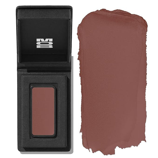 MOB Beauty Cream Clay Eyeshadow M158 – Cocoa | Skincare-Infused, Vegan, Cruelty-Free, Blendable Cream-to-Velvet Finish, Buildable Pigment, Clean Eyeshadow in Sustainable, Biodegradable Compact