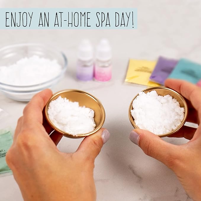 STMT Self-Love Club D.I.Y. Bath Bombs by Horizon Group USA, Create 5 Bath Bombs with Pastel Colors, Essential Oils & Clean Beauty Ingredients, DIY Bath Bomb Kit